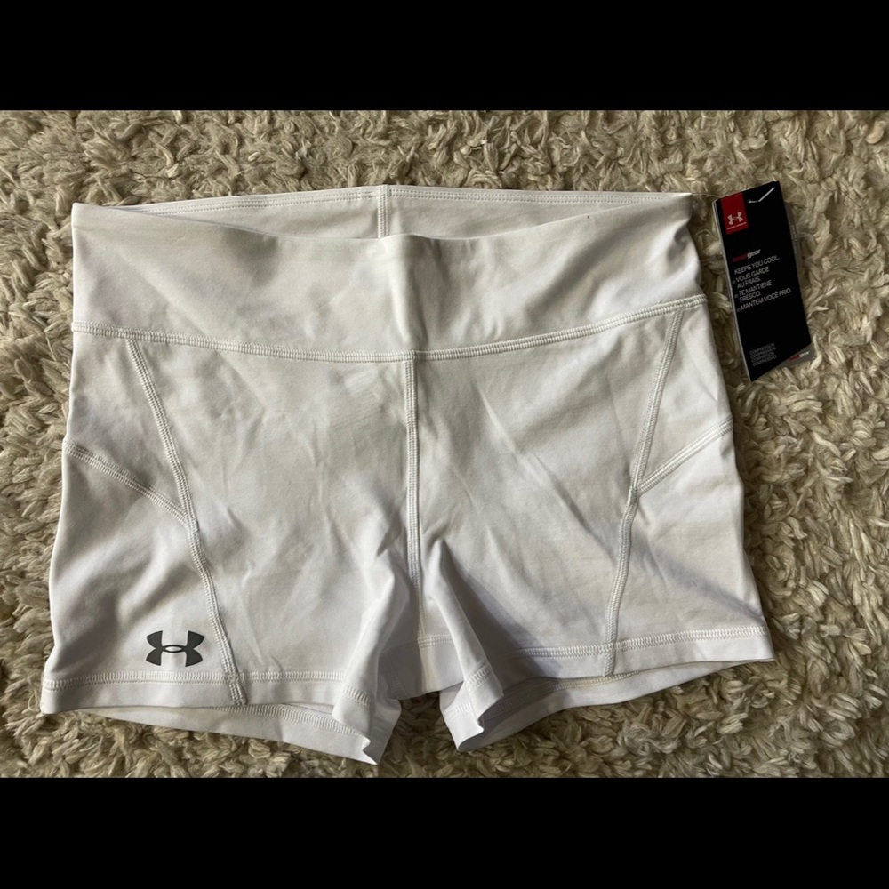 Under Armour Women’s White Compression Shorts